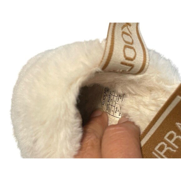 Koolaburra by UGG Natural Fuzz'N II Womens Size 9 Ivory Slippers 1116914 - Picture 9 of 11